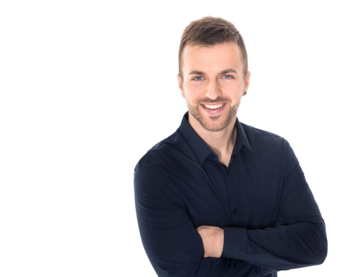 Bewerbungsfoto von Mann in Zürich Fotostudio Oerlikon